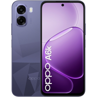 OPPO A6k, 4G, Dual SIM, 4/256 GB, 6,75", Android 15, crni
